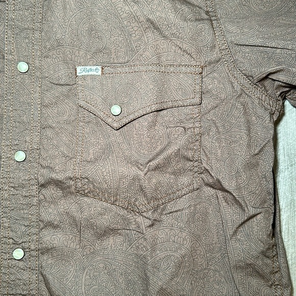 Rafter-C Cowboy Collection Long Sleeve Pearl Snap Button Shirt - Medium - Picture 5 of 7